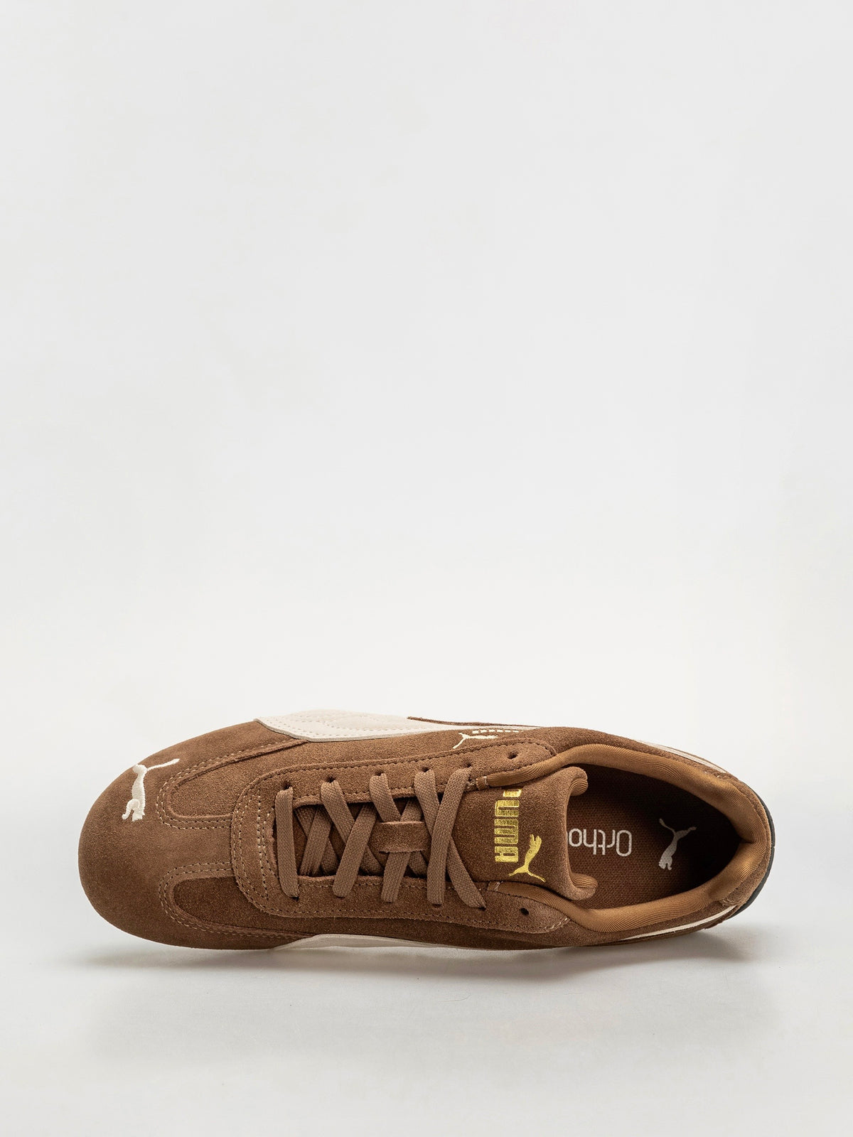 Puma Speedcat OG sneakers in the "haute coffee and frosted ivory"