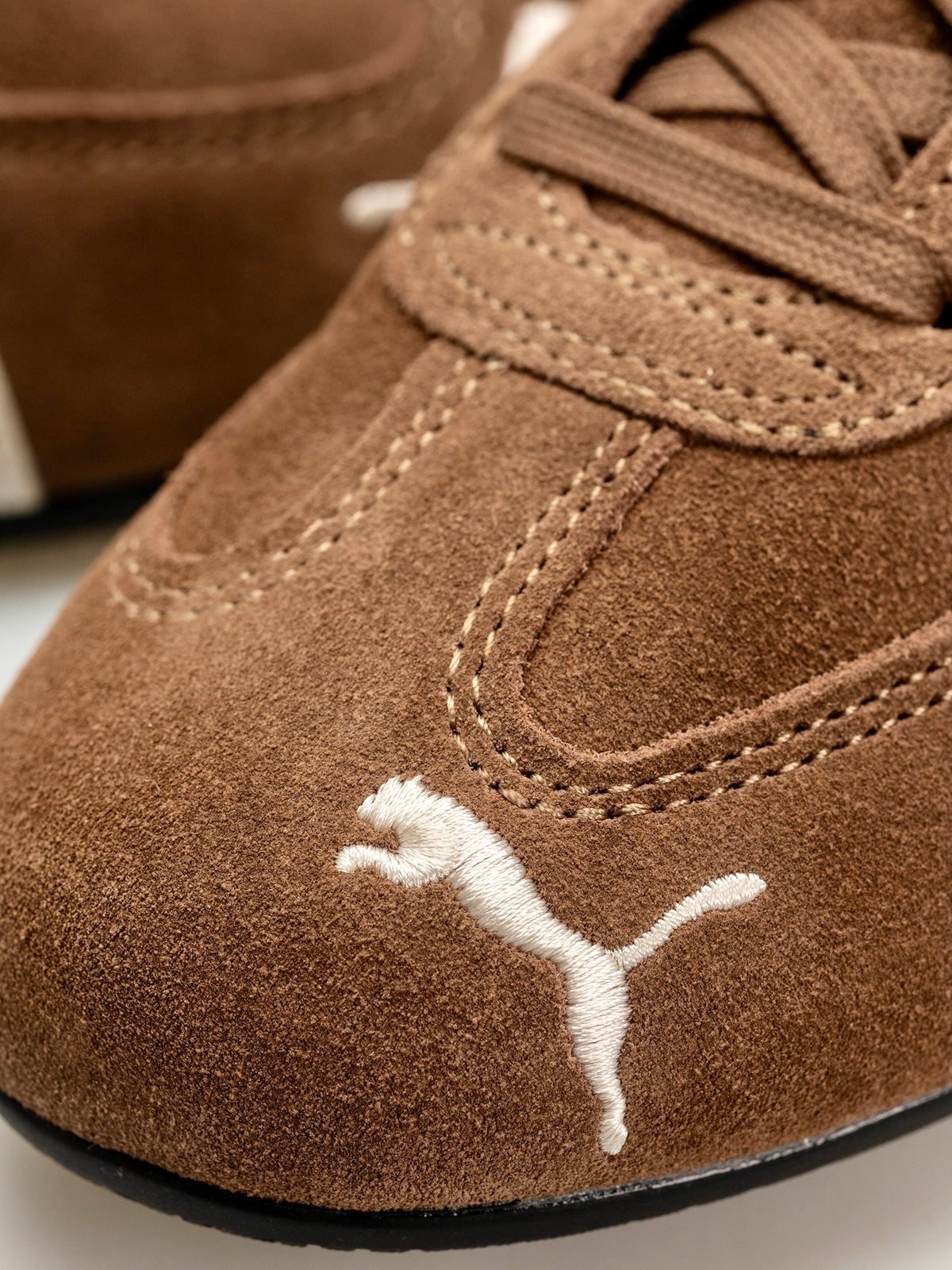 Puma Speedcat OG sneakers in the "haute coffee and frosted ivory"