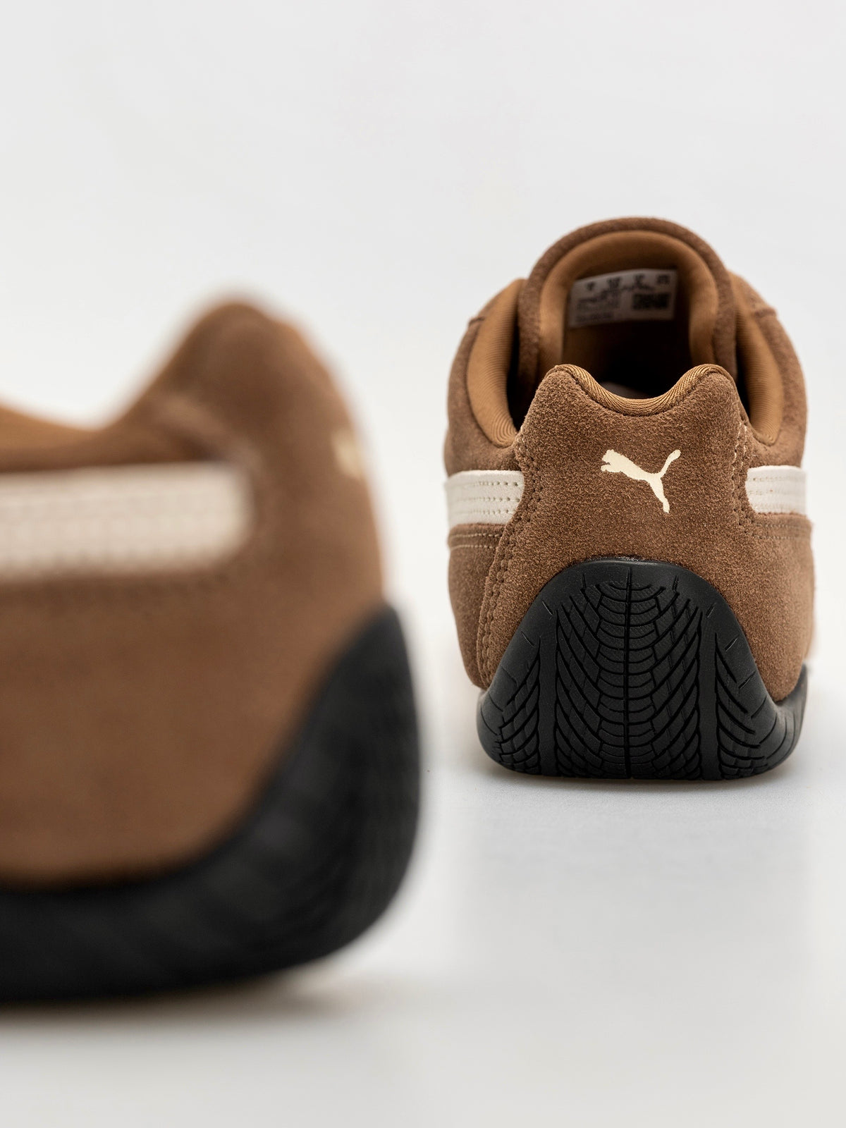 Puma Speedcat OG sneakers in the "haute coffee and frosted ivory"