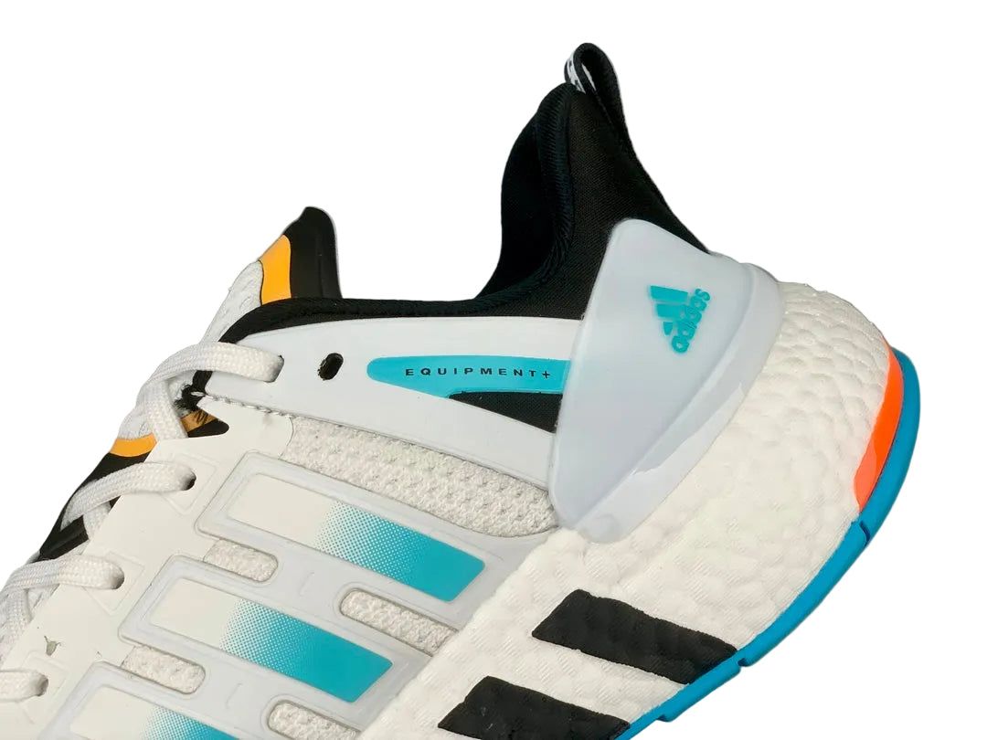Adidas Equipment+ "White with Blue & Orange"