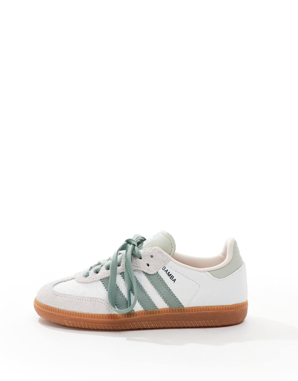 Adidas Samba OG in "Cloud White - Silver Green - Putty Mauve"