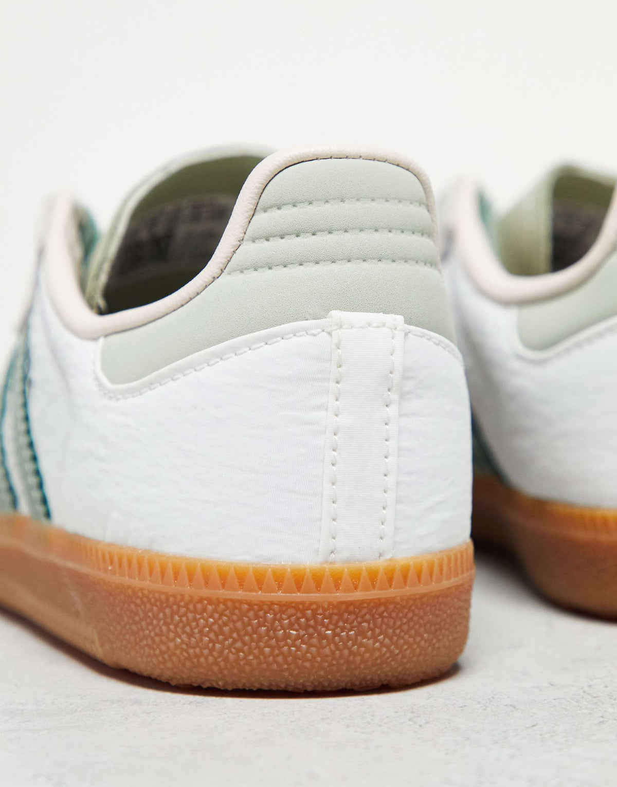 Adidas Samba OG in "Cloud White - Silver Green - Putty Mauve"