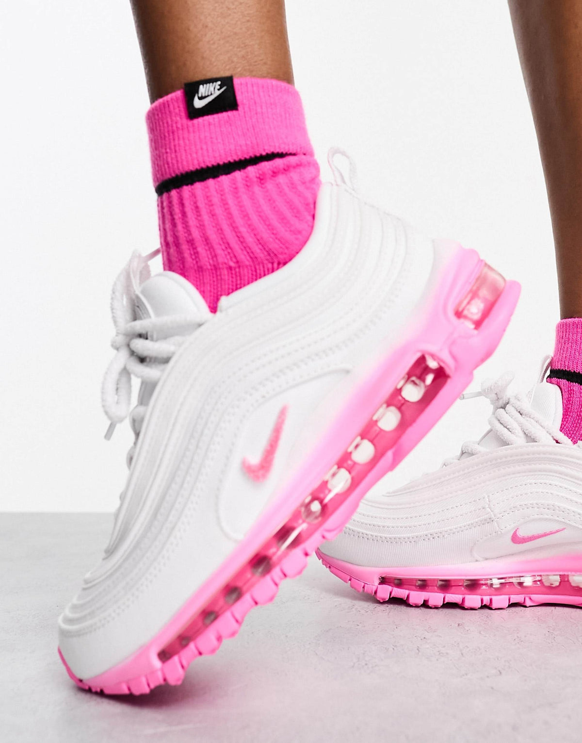 Nike Women's Air Max 97 SE "Chenille Swoosh - Pink Foam"