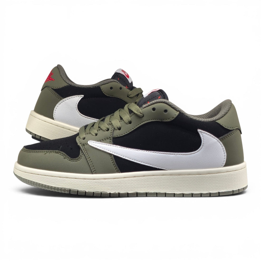 Nike Air Jordan 1 Low x Travis Scott "Black - Olive"