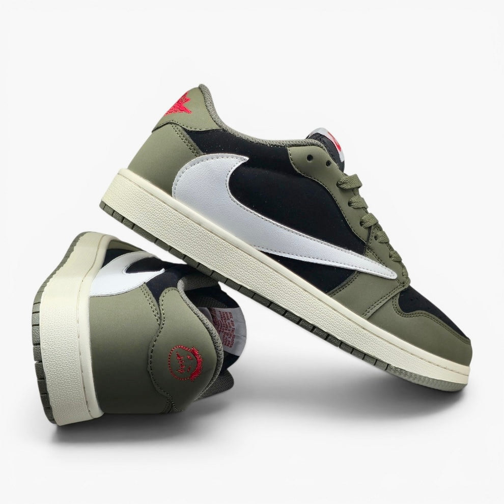 Nike Air Jordan 1 Low x Travis Scott "Black - Olive"