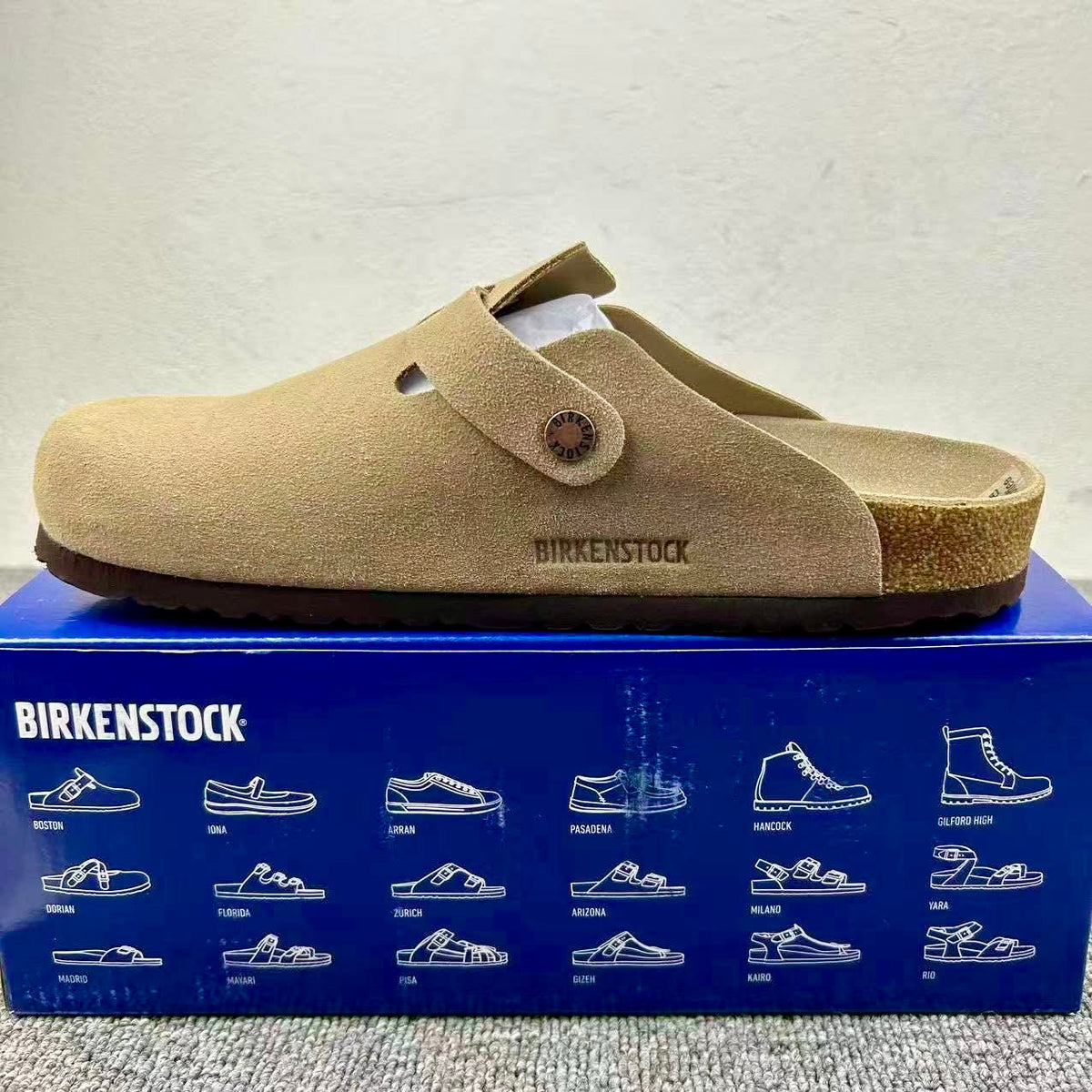 Birkenstock Boston Suede Leather Clog