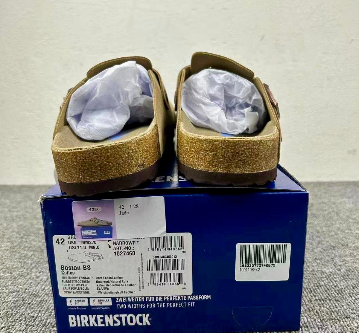 Birkenstock Boston Suede Leather Clog