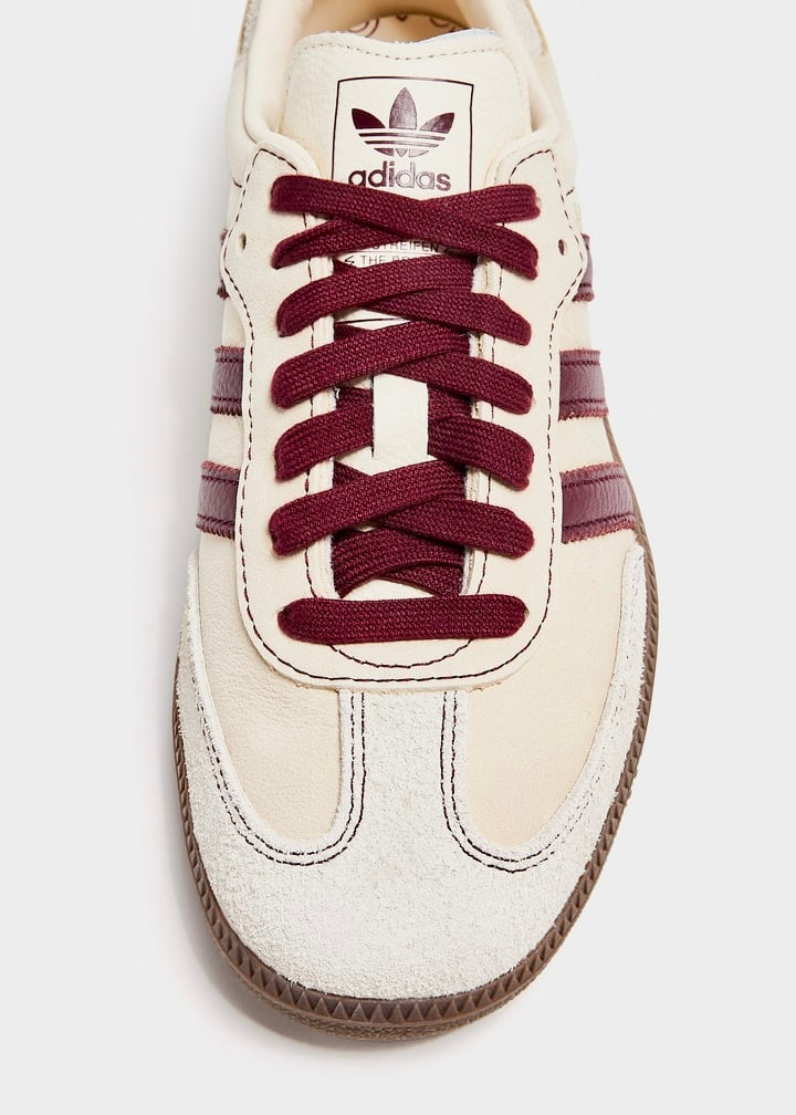 Adidas Samba OG "Wonder White-Maroon"