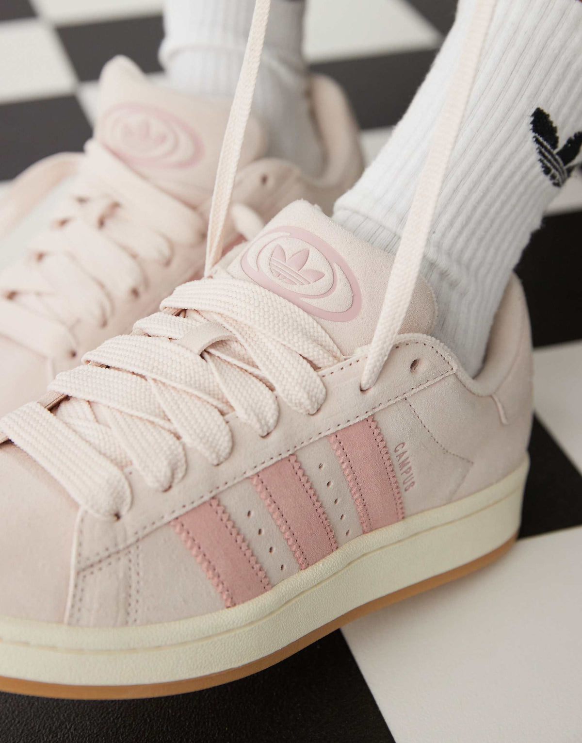 Adidas Campus 00s "Cream White-Wonder Mauve-Glow Pink"