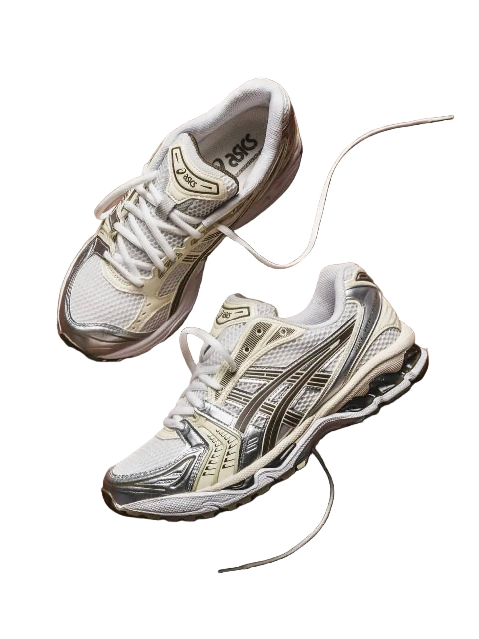 Asics GEL-KAYANO 14 "metallic silver & White"