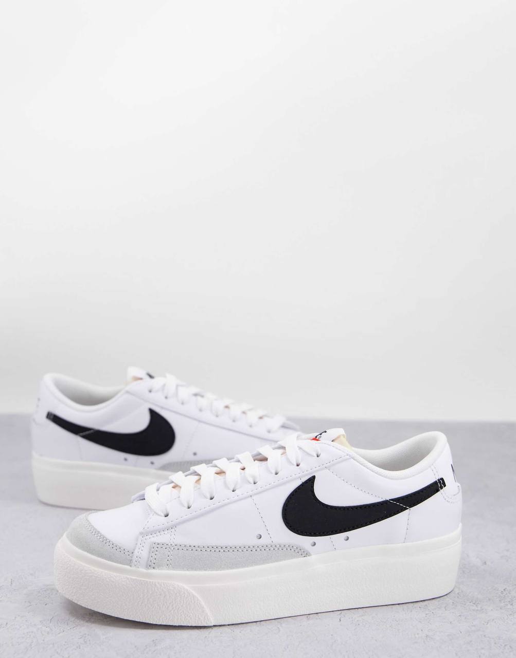Nike Blazer Low Platform "White-Black"