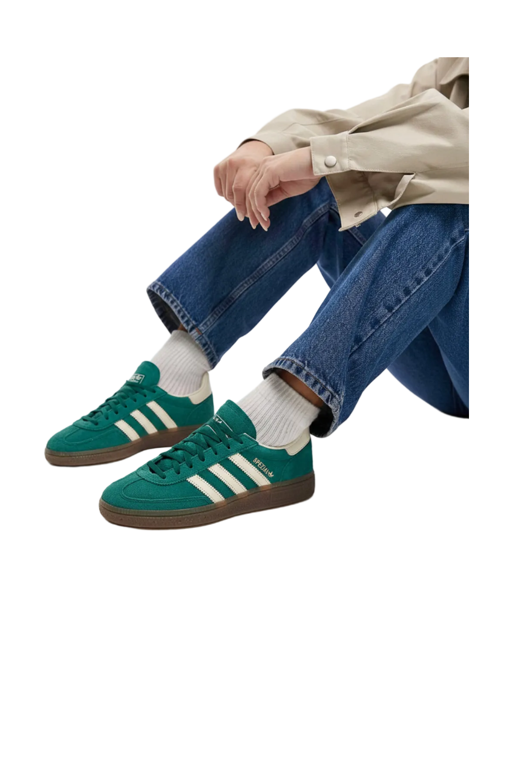 Adidas Handball Spezial Sneakers in "Collegiate Green"