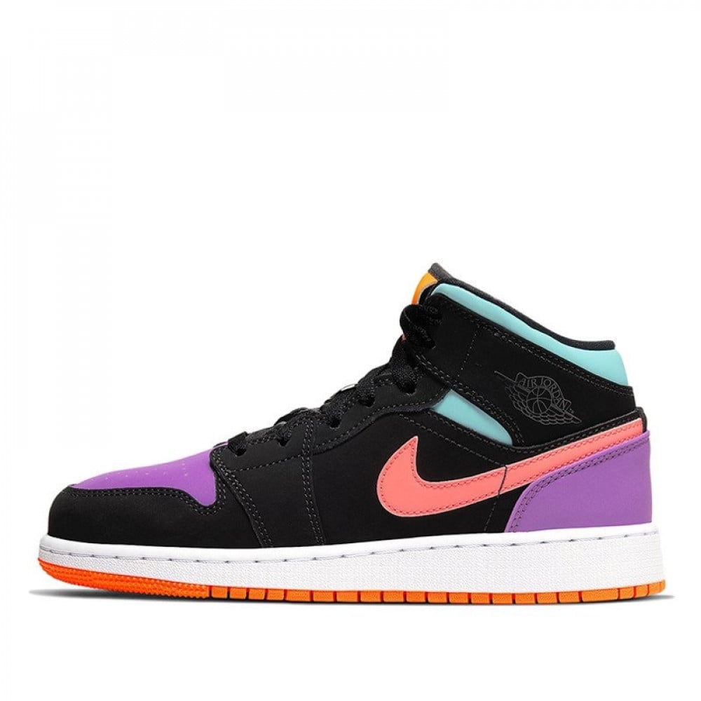 Nike Air Jordan 1 Mid GS "Multi-Color"