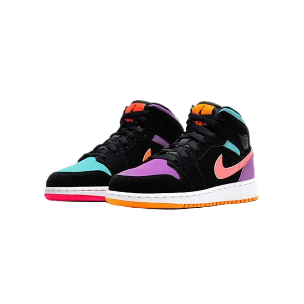 Nike Air Jordan 1 Mid GS "Multi-Color"