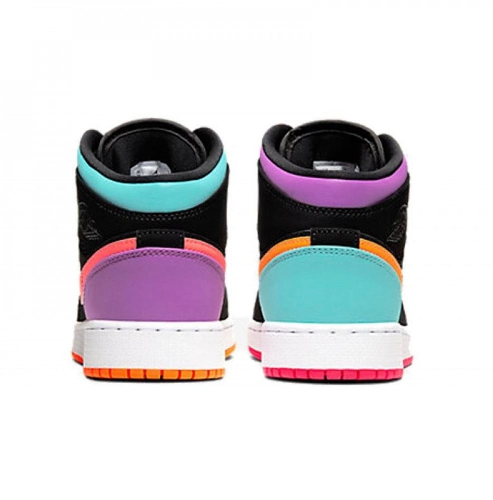 Nike Air Jordan 1 Mid GS "Multi-Color"
