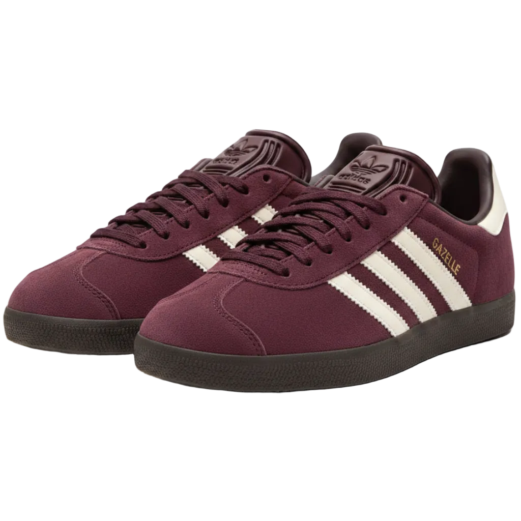 Adidas Gazelle Burgundy Pair