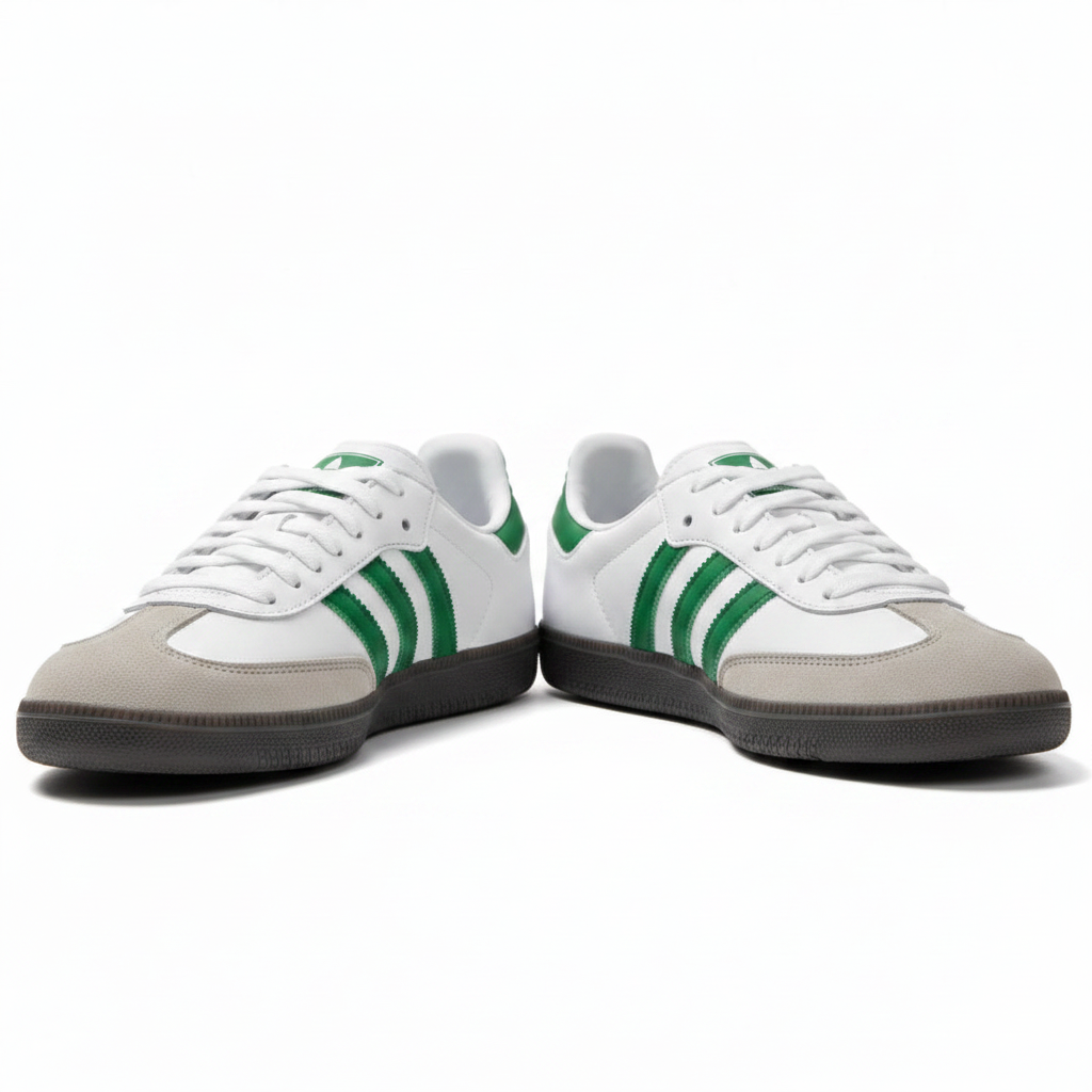 Adidas Samba Green Pair