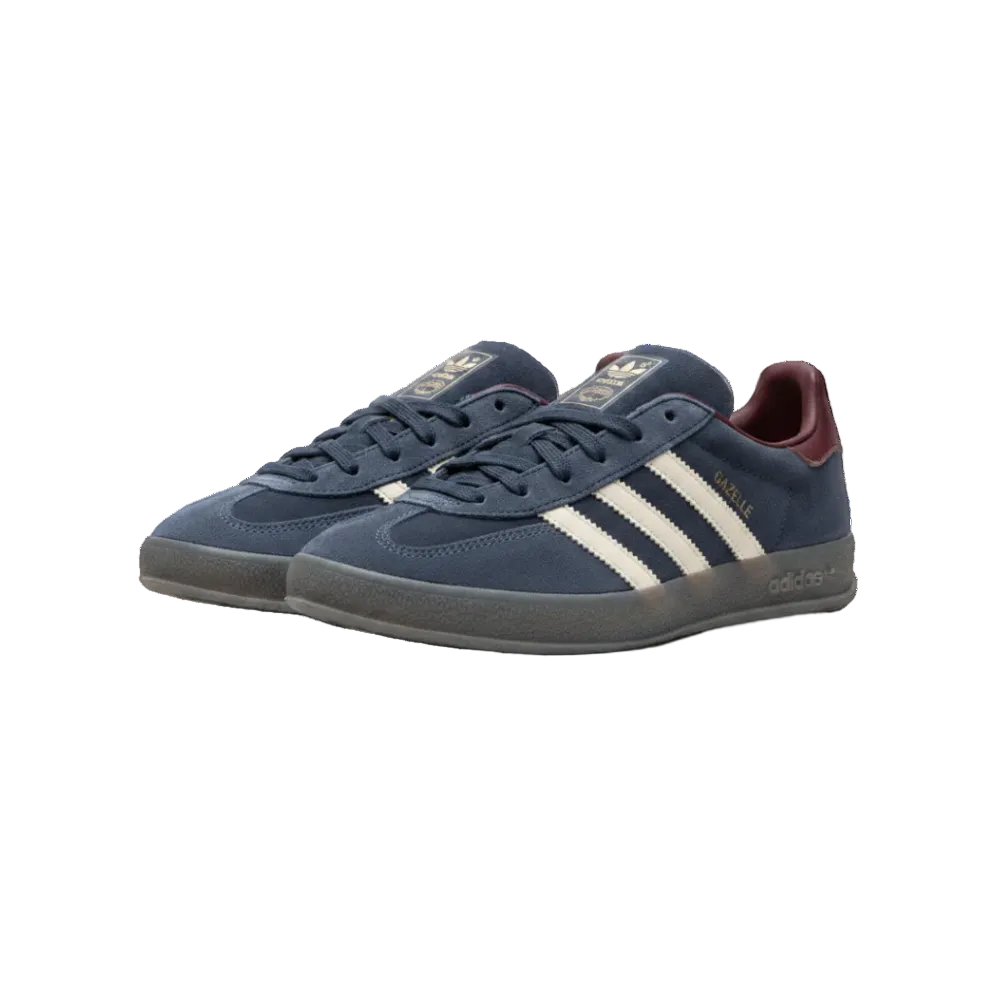 Adidas Gazelle Indoor "Crew Navy Burgundy"